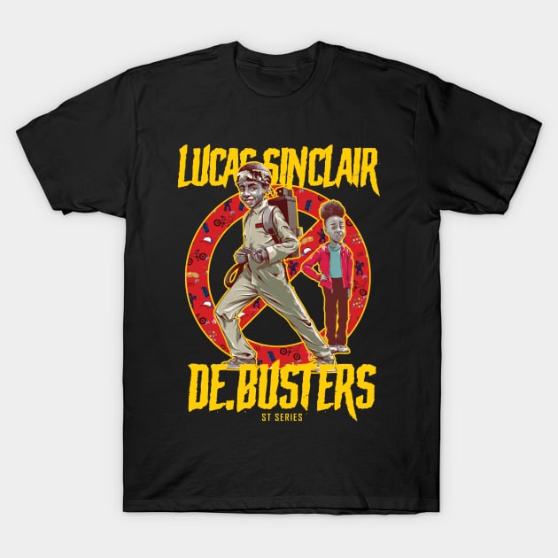 De.Busters - Lucas Sinclair ST Series T-Shirt by Dayat The Thunder